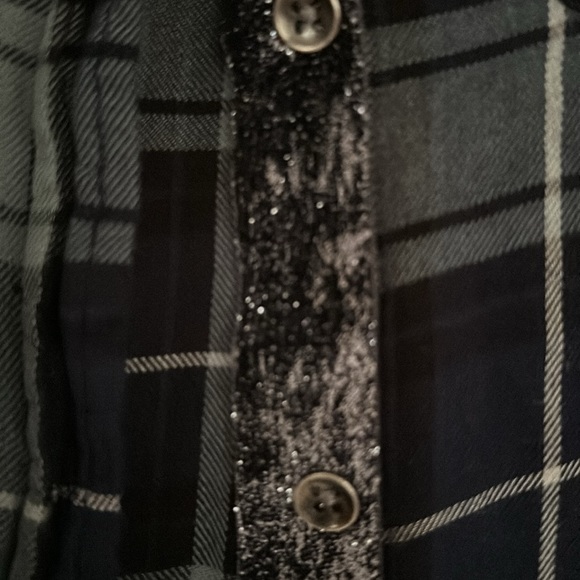 Rock & Republic HighLow Plaid Shirt - Picture 3 of 3